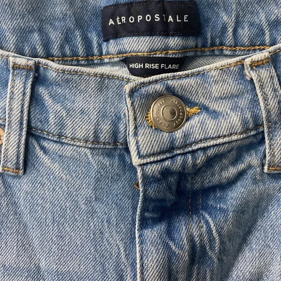 Aeropostale high rise flare jeans size 6R - Picture 7 of 8